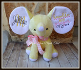 Yellow Stuffed Dumbo Elephant - Handle With Prayer