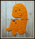 Orange Dinosaur Puzzle