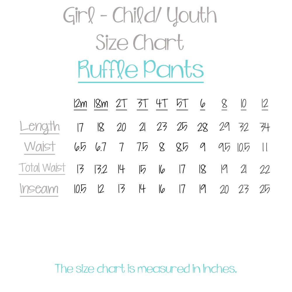 Cotton Knit Ruffle Pants