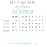 Cotton Knit Ruffle Pants