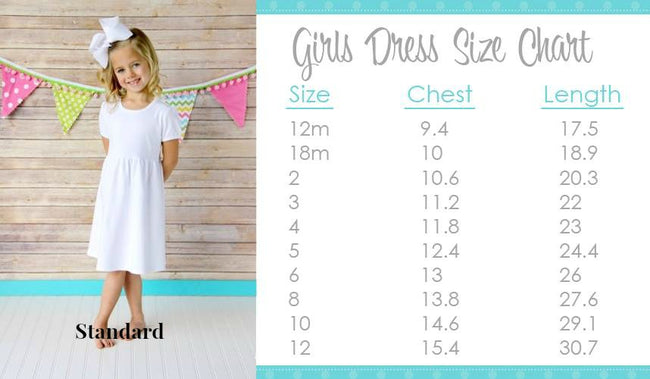School Bus Dress - Girls Back to School Dress