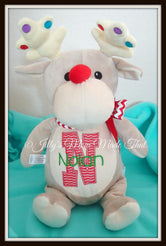 Silver Reindeer Stuffed Animal