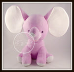 Lavender Stuffed Dumbo Elephant - NO Personalization