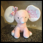 Pink Stuffed Dumbo Elephant - Sister