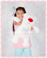 Polar Bear Girly Stuffed Animal