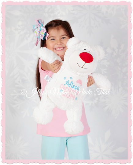 Polar Bear Girly Stuffed Animal