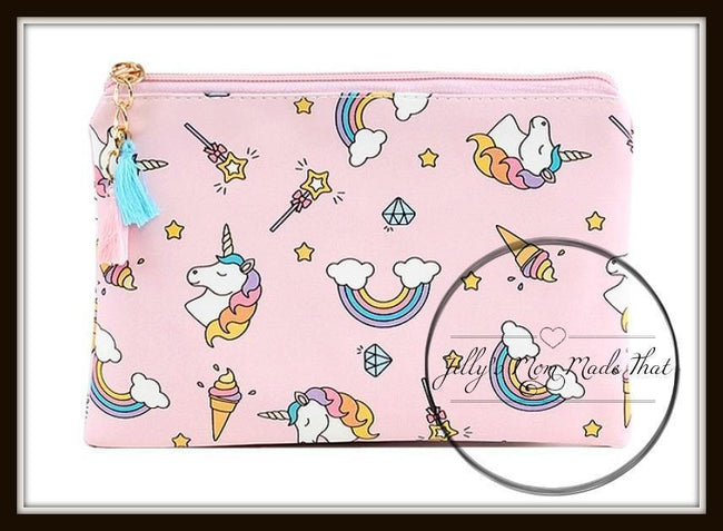 Unicorn Cosmetic Bag - Pink