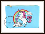 Unicorn Cosmetic Bag - Blue