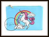 Unicorn Cosmetic Bag - Blue