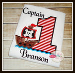 Pirate Ship Birthday Shirt