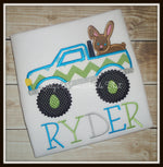 Monster Truck with Bunny Shirt