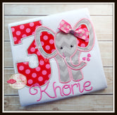 Baby Elephant Birthday Shirt