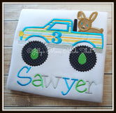 Monster Truck with Bunny Shirt