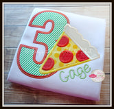 Pizza Birthday Shirt