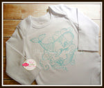 Steampunk Whale Air Ship Sketch Shirt