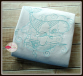 Steampunk Whale Air Ship Sketch Shirt