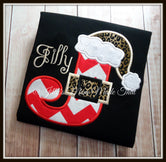 Santa Suit Initial Shirt