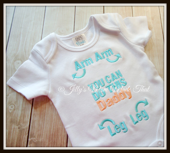 You can do this DADDY Shirt - Aqua/Coral