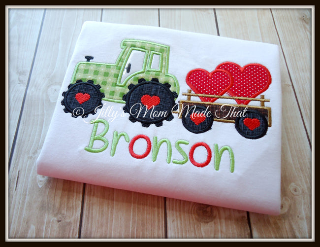 Valentines Tractor Shirt