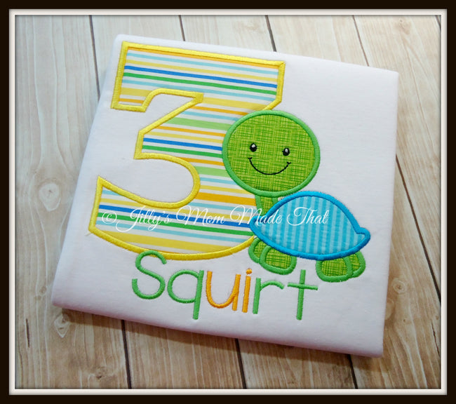Sea Turtle Birthday Shirt