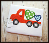 Flat Bed Truck with Hearts Shirt