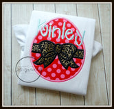 Hot Pink Easter Egg with Bow Shirt