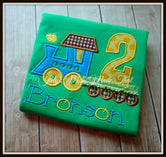 Boys Birthday Train Shirt