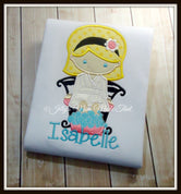 Girls Spa Shirt - Black Chair
