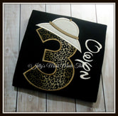 Safari Birthday Black Shirt