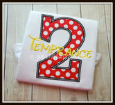 Mouse Dot Birthday Shirt