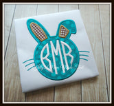 Boy Bunny Monogram Shirt