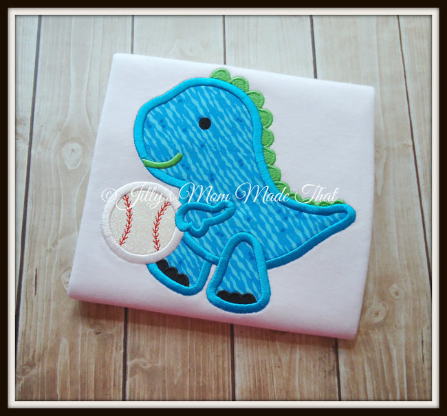 Baseball Dinosaur Shirt