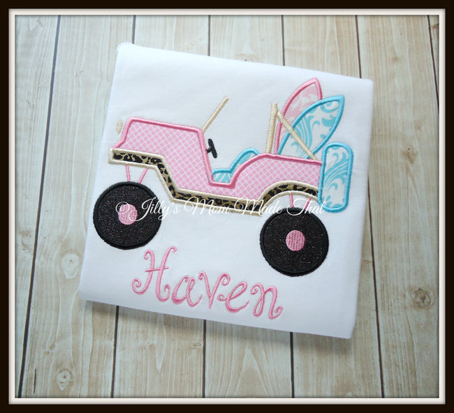 Summer Beach Jeep Shirt