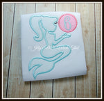 Silhouette Mermaid Birthday Shirt