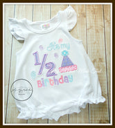 It's My 1/2 Birthday Party Hat Shirt