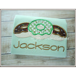 Boys Donut Trio on Green Pajamas
