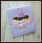 Pancake Pajamas on Purple - Purple/Pink/Aqua