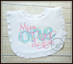 Miss OneDerful Bib