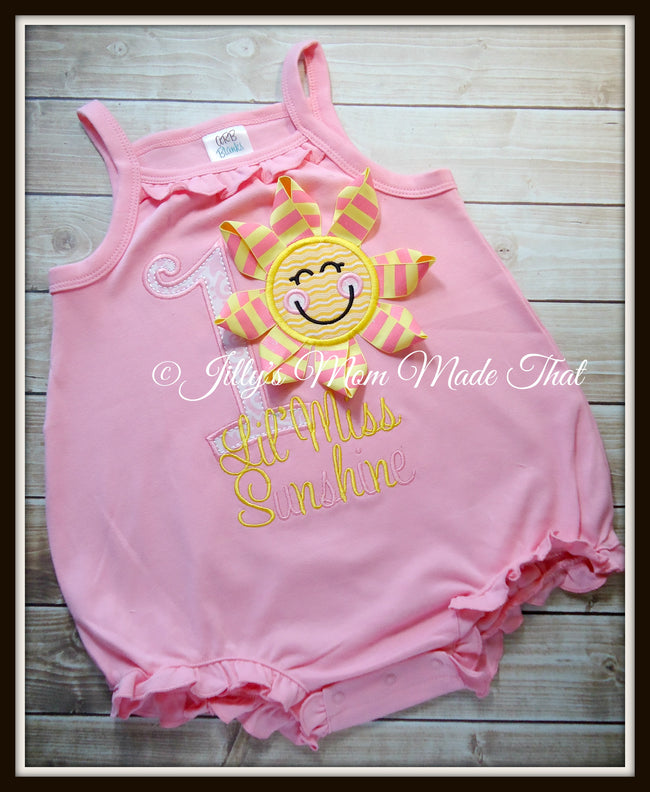 Lil' Miss Sunshine Bubble Romper