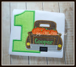 Pumpkin Truck Birthday Shirt