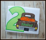 Pumpkin Truck Birthday Shirt