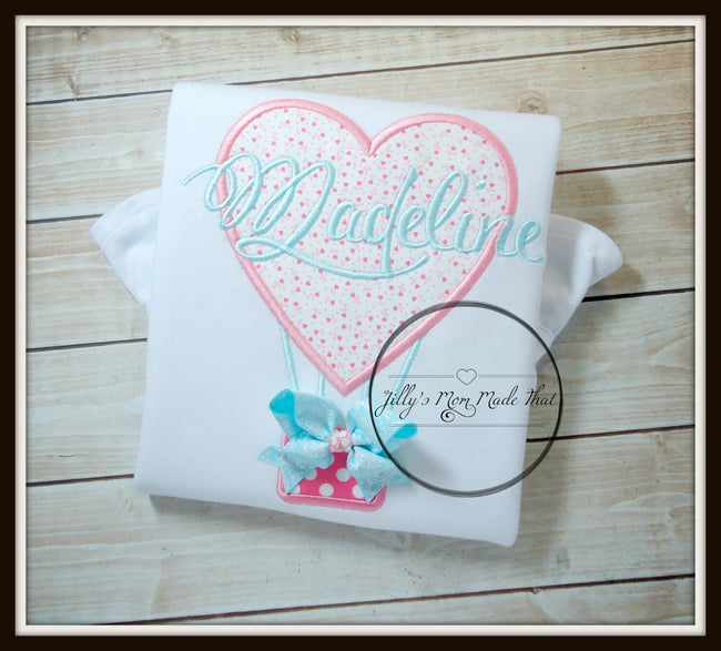Heart Hot Air Balloon Shirt