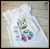 Floppy Ear 3D Bunny Shirt - Multi Color & Paisley