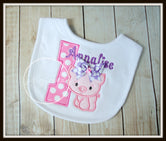 Pig Birthday Bib