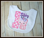 Pig Birthday Bib