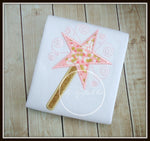 Princess Wand Shirt - Gold/Pink