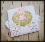 Princess Carriage - Pink/Gold
