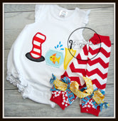 Cat in the Hat Trio Baby Outfit