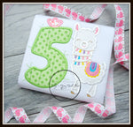 Desert Llama Birthday Shirt