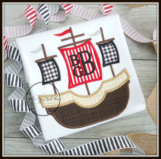 Pirate Galleon Ship Shirt